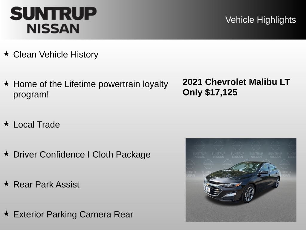 Used 2021 Chevrolet Malibu LT FWD image 8