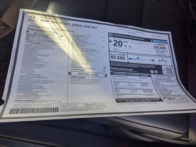 New 2026 RAM 1500 Rebel w/ Rebel Level 2 Equipment Group image 25