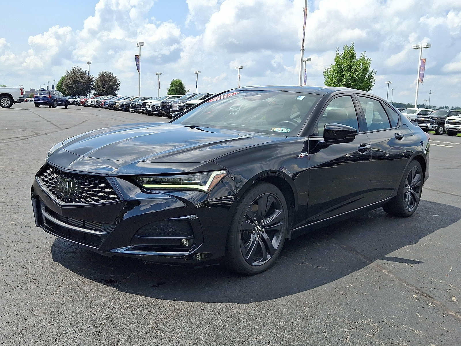 Used 2021 Acura TLX w/ A-SPEC Package AWD/4WD image 3