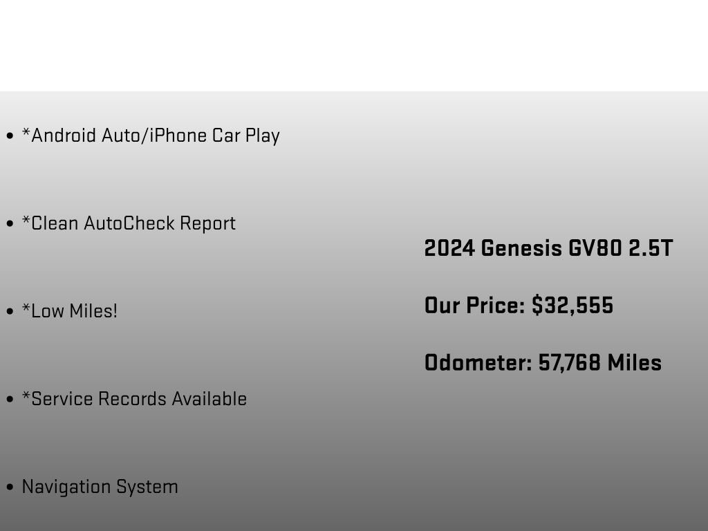 Used 2024 Genesis GV80 2.5T image 12