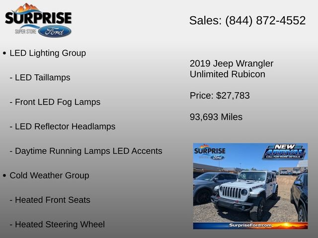 Used 2019 Jeep Wrangler Unlimited Rubicon AWD/4WD image 6