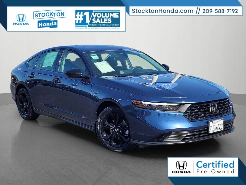 Certified 2025 Honda Accord SE