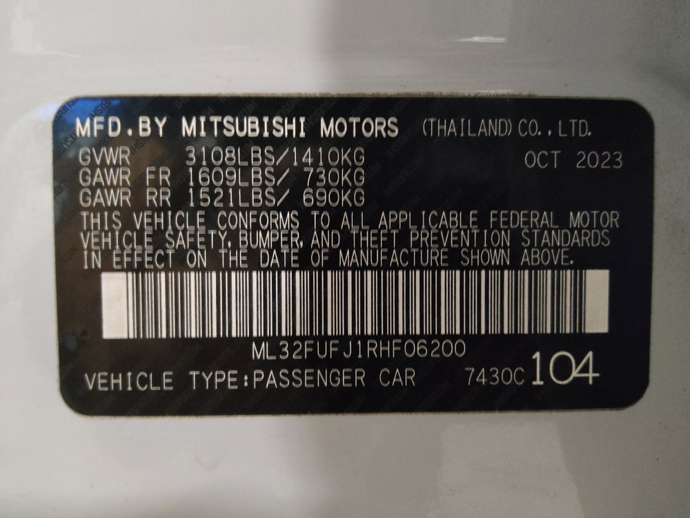 Used 2024 Mitsubishi Mirage G4 ES FWD image 33