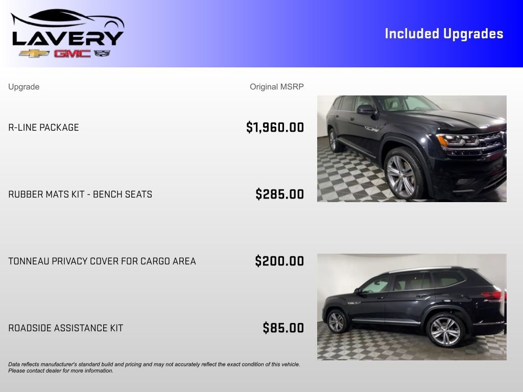 Used 2018 Volkswagen Atlas SEL w/ R-Line Package image 7