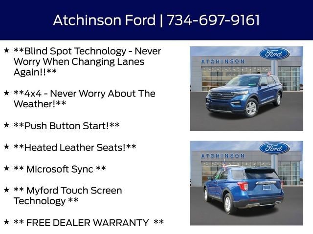 Certified 2023 Ford Explorer XLT w/ Equipment Group 202A image 10