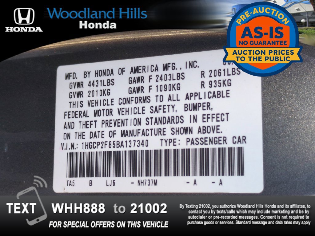 Used 2011 Honda Accord EX-L image 28