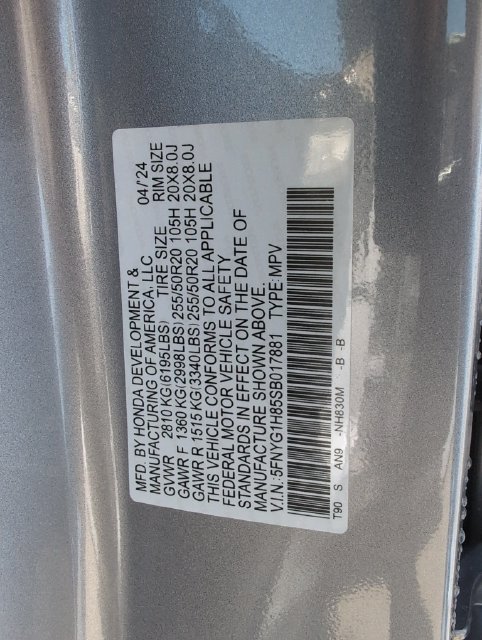 Certified 2025 Honda Pilot Elite image 19