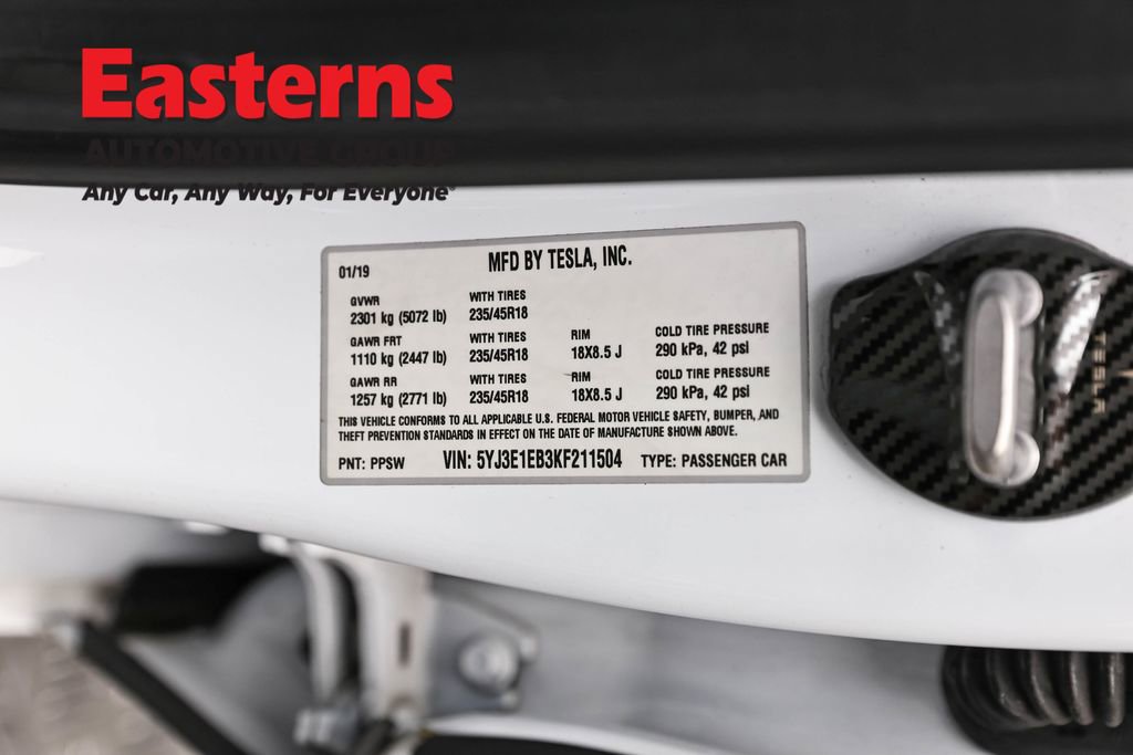 Used 2019 Tesla Model 3 Long Range image 30