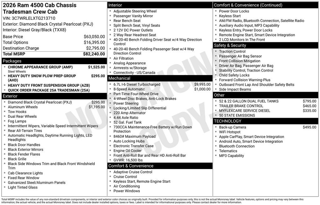 New 2026 RAM 4500 Tradesman w/ Chrome Appearance Group AWD/4WD image 30