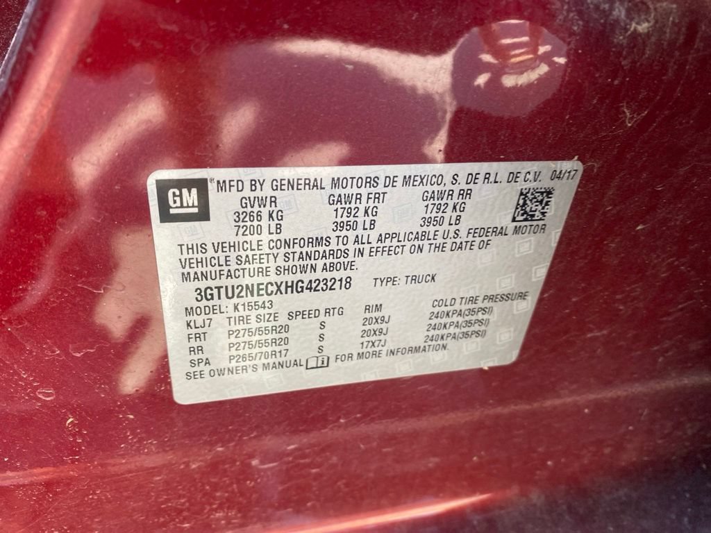 Used 2017 GMC Sierra 1500 SLT AWD/4WD image 16