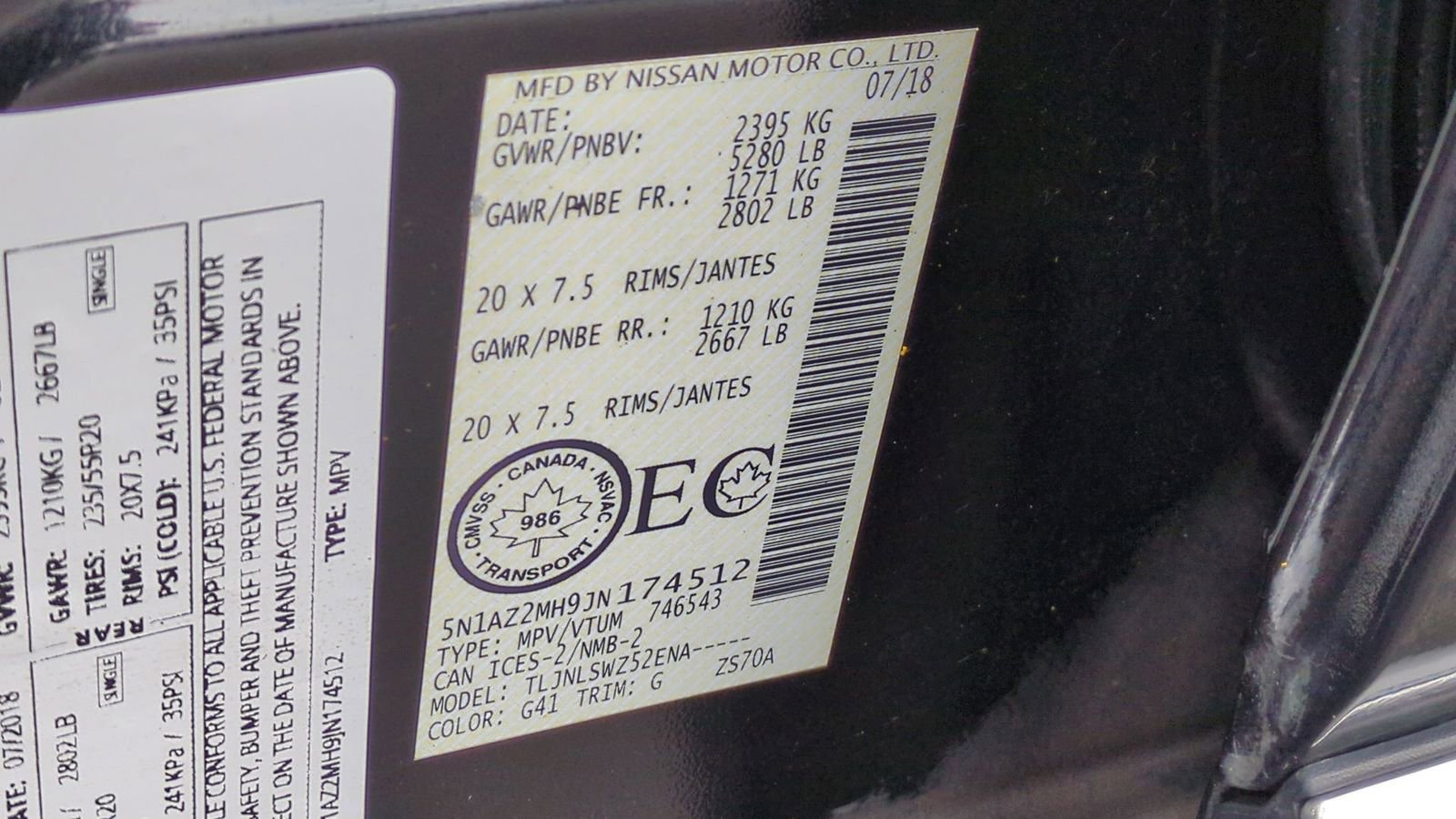 Used 2018 Nissan Murano Platinum image 37