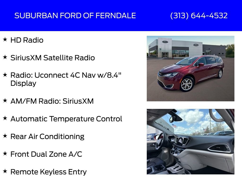 Used 2018 Chrysler Pacifica Touring-L Plus w/ Tire & Wheel Group image 9