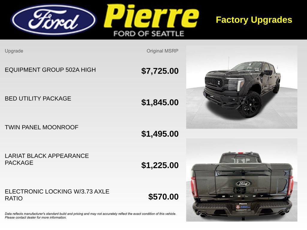 New 2025 Ford F150 Lariat w/ Equipment Group 502A High image 13