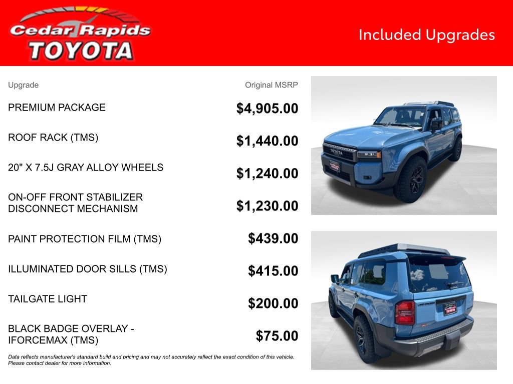 New 2027 Toyota Land Cruiser w/ Premium Package AWD/4WD image 6