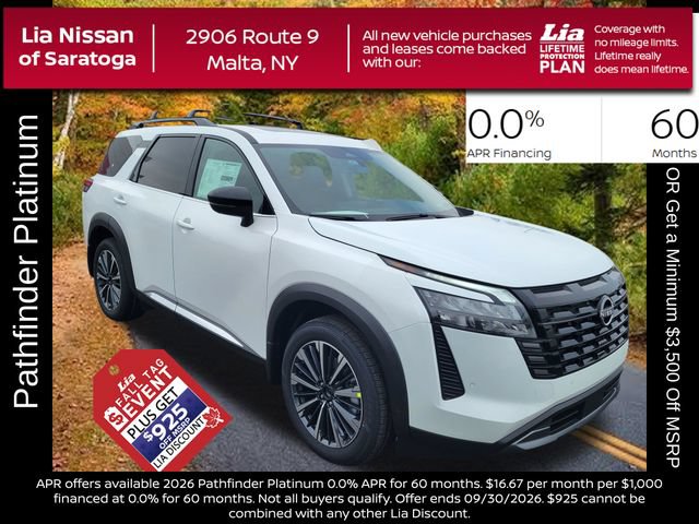 New 2026 Nissan Pathfinder Platinum AWD/4WD 360° Tour