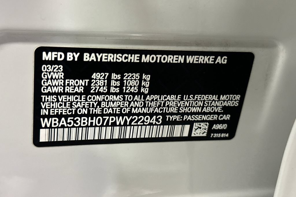 Used 2023 BMW 530i w/ Premium Package RWD image 37
