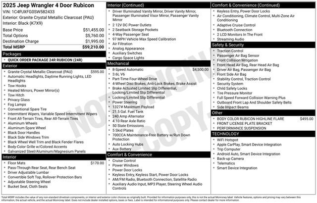 New 2025 Jeep Wrangler Unlimited Rubicon image 27