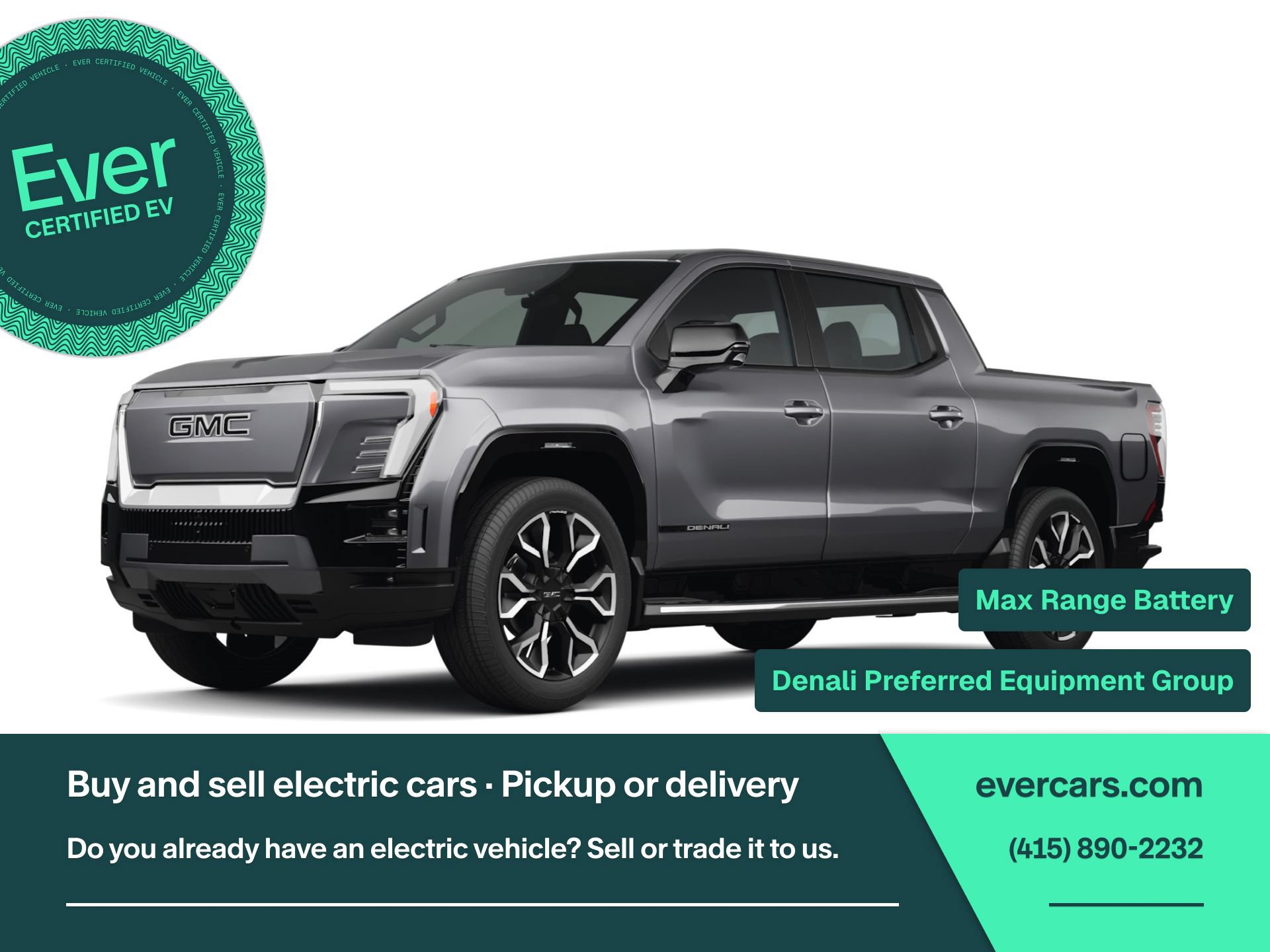 Used 2024 GMC Sierra EV Denali AWD/4WD image 1