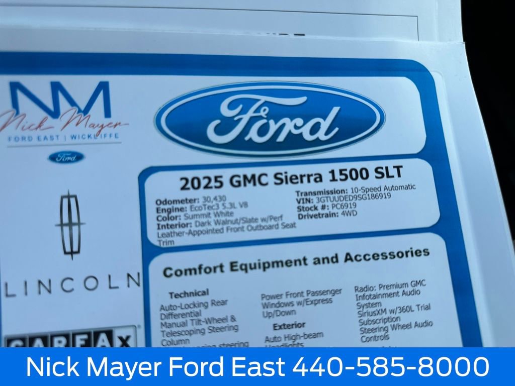 Used 2025 GMC Sierra 1500 SLT image 40