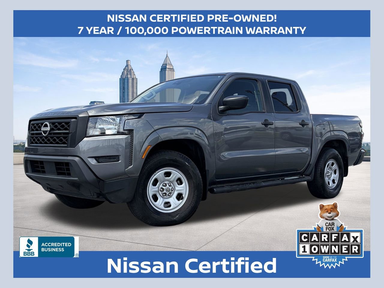 Certified 2024 Nissan Frontier S w/ Technology Package
