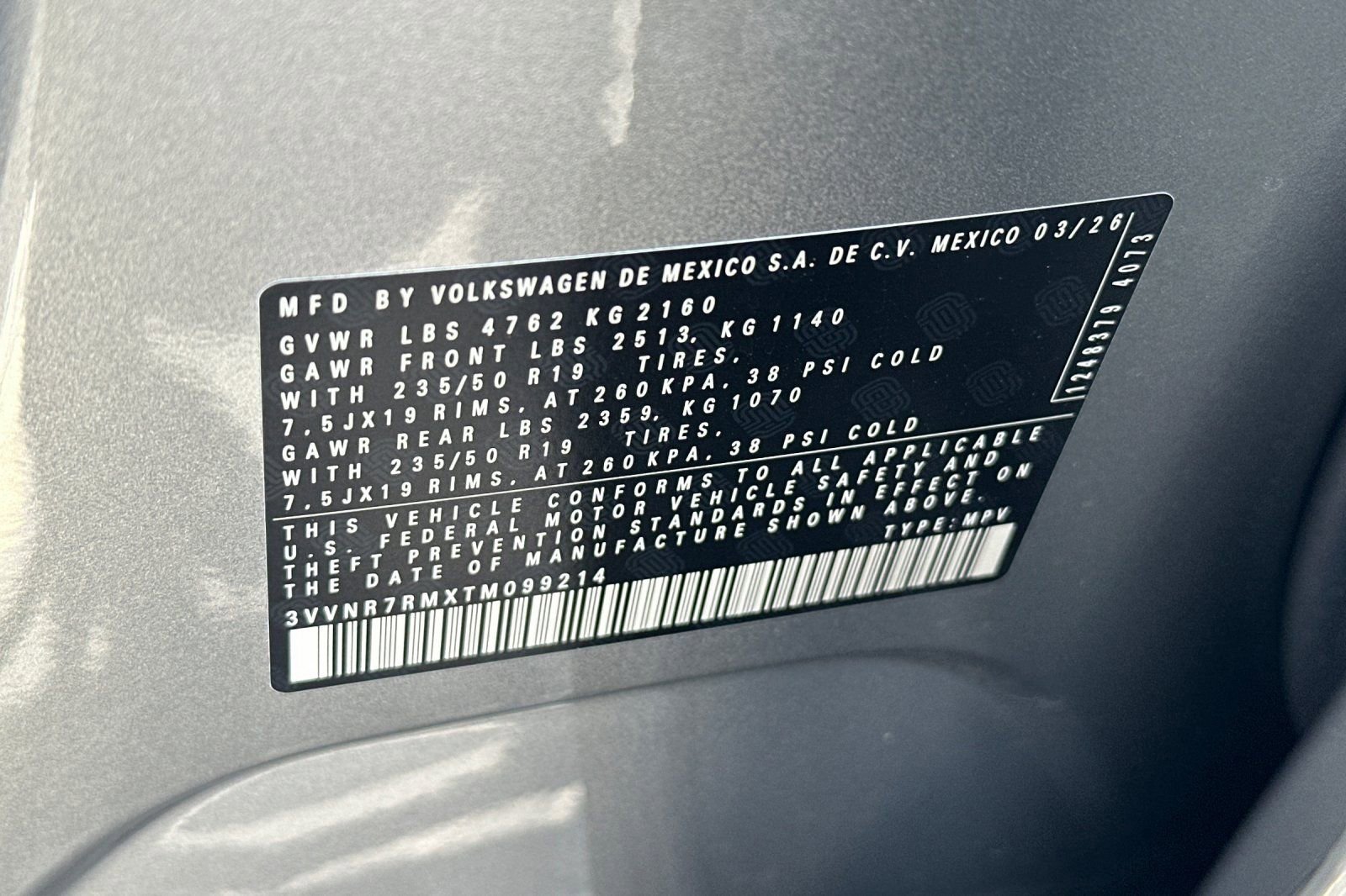 New 2026 Volkswagen Tiguan SE FWD image 23