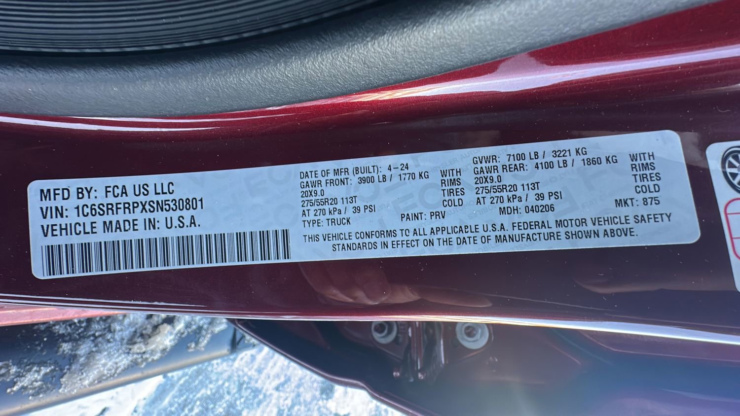 Used 2025 RAM 1500 Laramie w/ Sport Appearance Package image 9