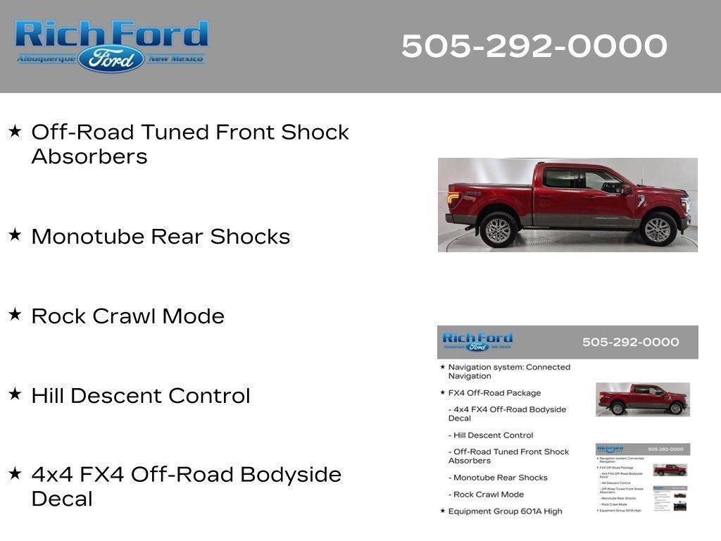 Certified 2025 Ford F150 King Ranch w/ FX4 Off-Road Package AWD/4WD image 44