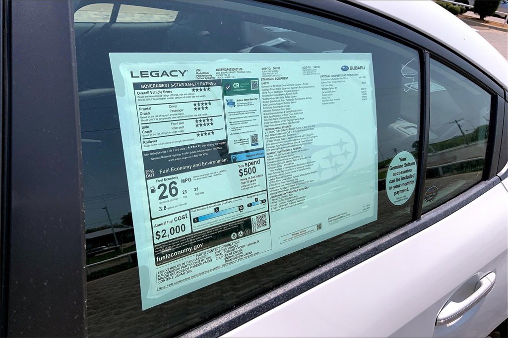 New 2025 Subaru Legacy Touring XT image 14