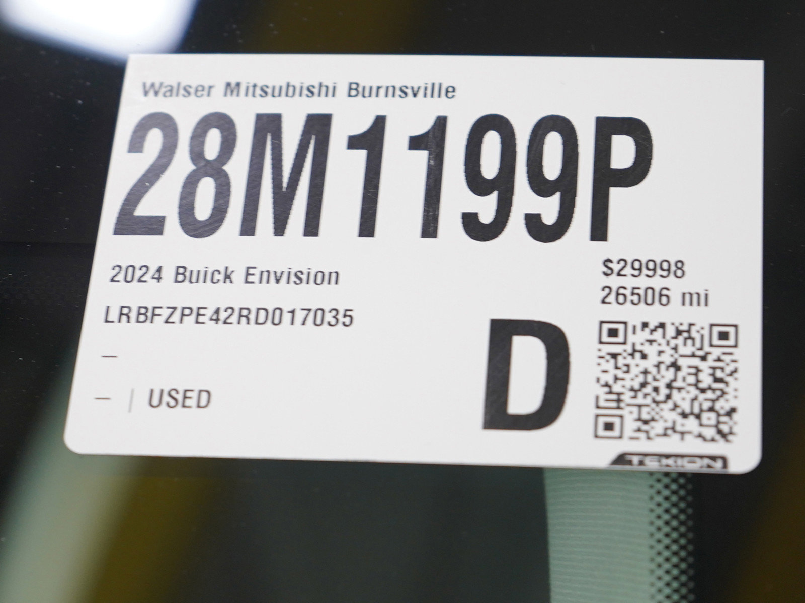 Used 2024 Buick Envision Sport Touring image 27