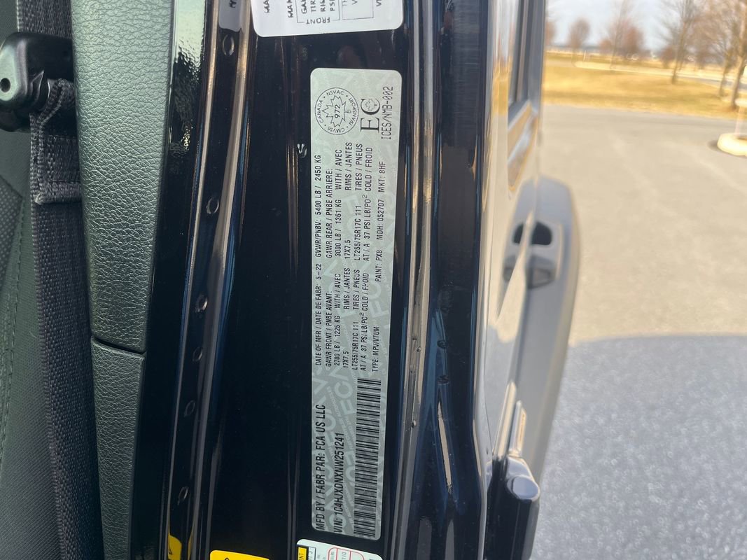 Used 2022 Jeep Wrangler Unlimited Willys image 29