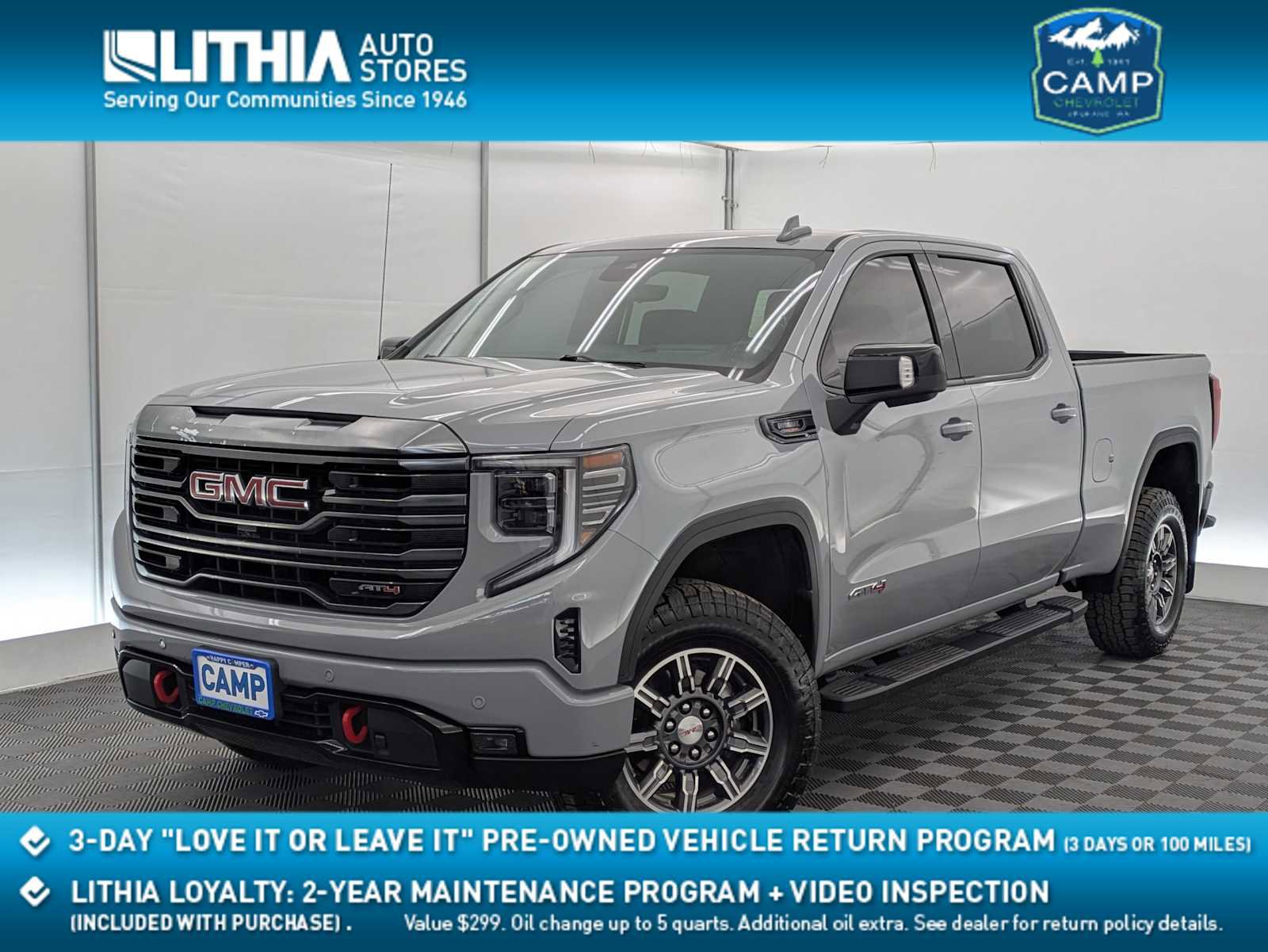 Used 2024 GMC Sierra 1500 AT4 w/ Technology Package AWD/4WD image 1