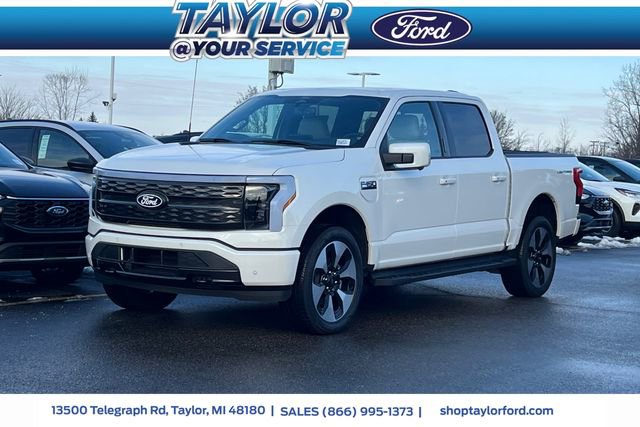 New 2025 Ford F150 Lightning Platinum