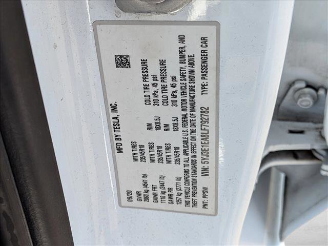 Used 2020 Tesla Model 3 Standard Range Plus RWD image 25