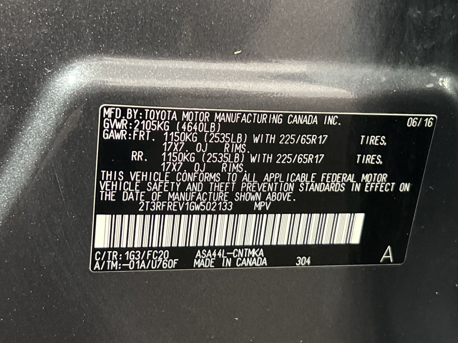 Used 2016 Toyota RAV4 XLE AWD/4WD image 30