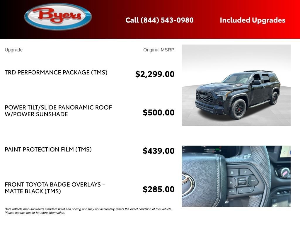 New 2026 Toyota Sequoia TRD Pro w/ TRD Performance Package (TMS) AWD/4WD image 5