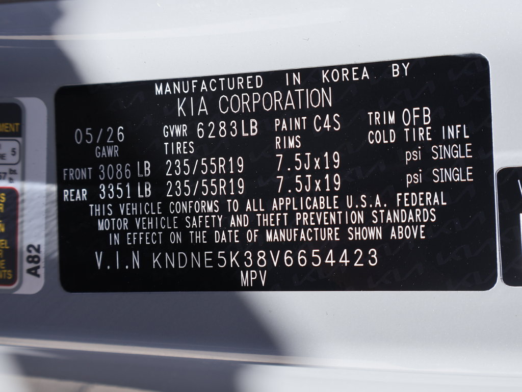 New 2027 Kia Carnival SX w/ Dark Edition Package FWD image 52