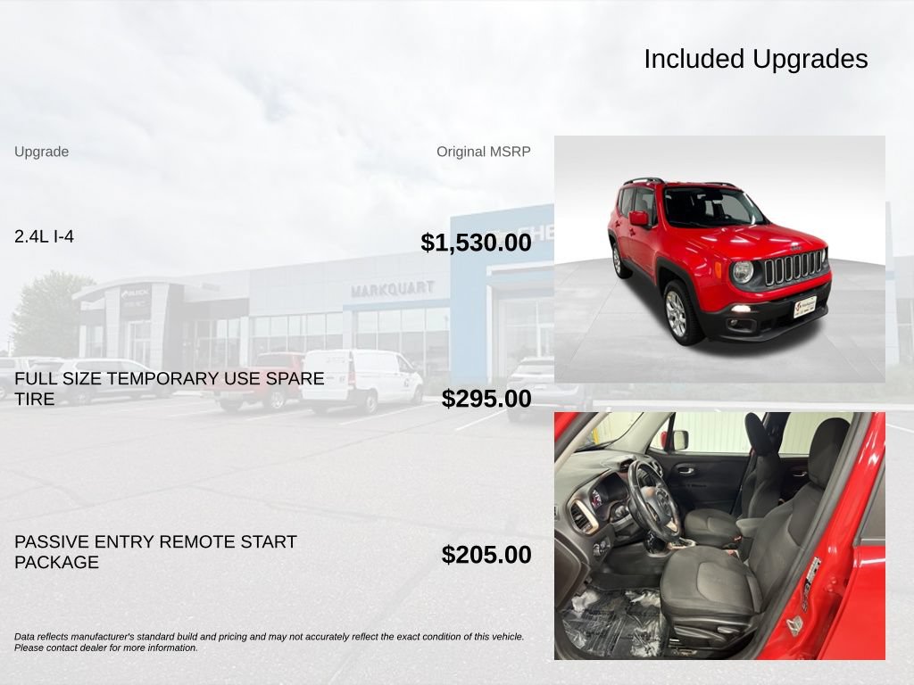 Used 2017 Jeep Renegade Latitude AWD/4WD image 5
