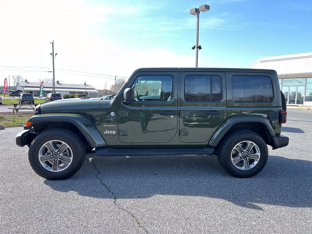 Used 2021 Jeep Wrangler Unlimited Sahara w/ Uconnect 4C Nav & Sound Group image 2