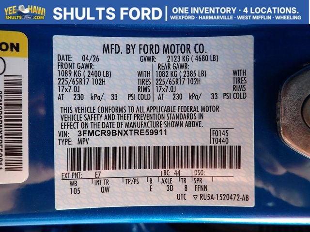 New 2026 Ford Bronco Sport Big Bend w/ Convenience Package AWD/4WD image 17