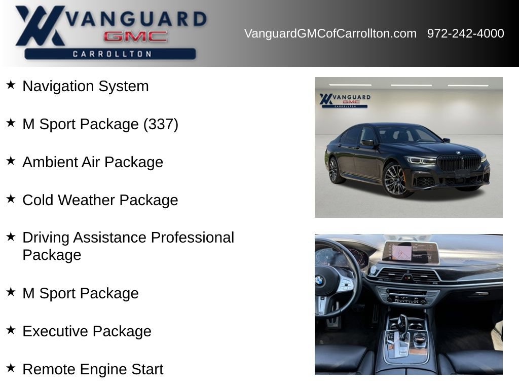 Used 2020 BMW 750i xDrive w/ Executive Package AWD/4WD image 6