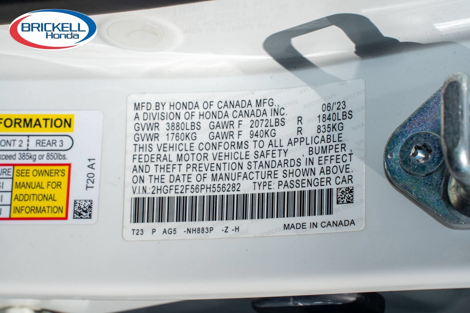 Certified 2023 Honda Civic Sport image 39