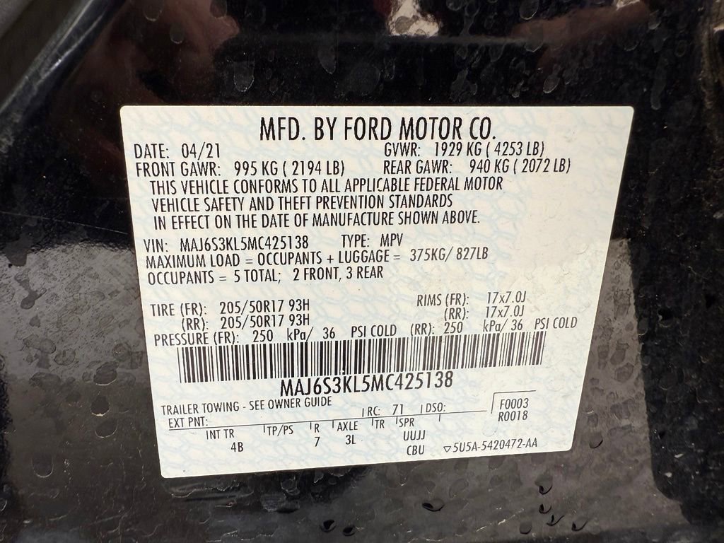 Used 2021 Ford EcoSport Titanium AWD/4WD image 27