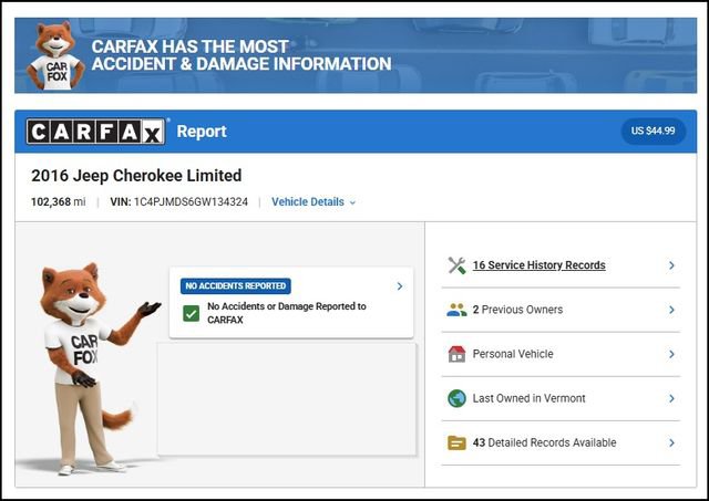 Used 2016 Jeep Cherokee Limited w/ Trailer Tow Group image 2