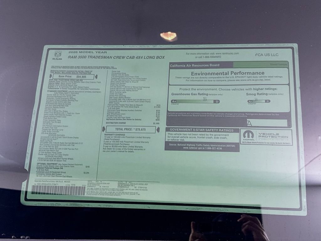 New 2026 RAM 3500 Tradesman image 21
