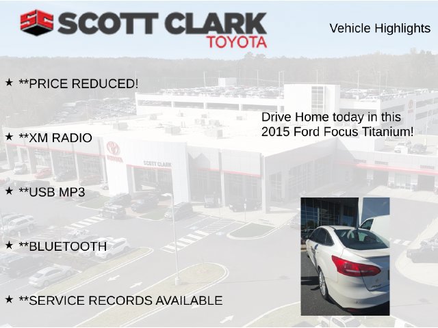 Used 2015 Ford Focus Titanium w/ Titanium Technology Package FWD image 8