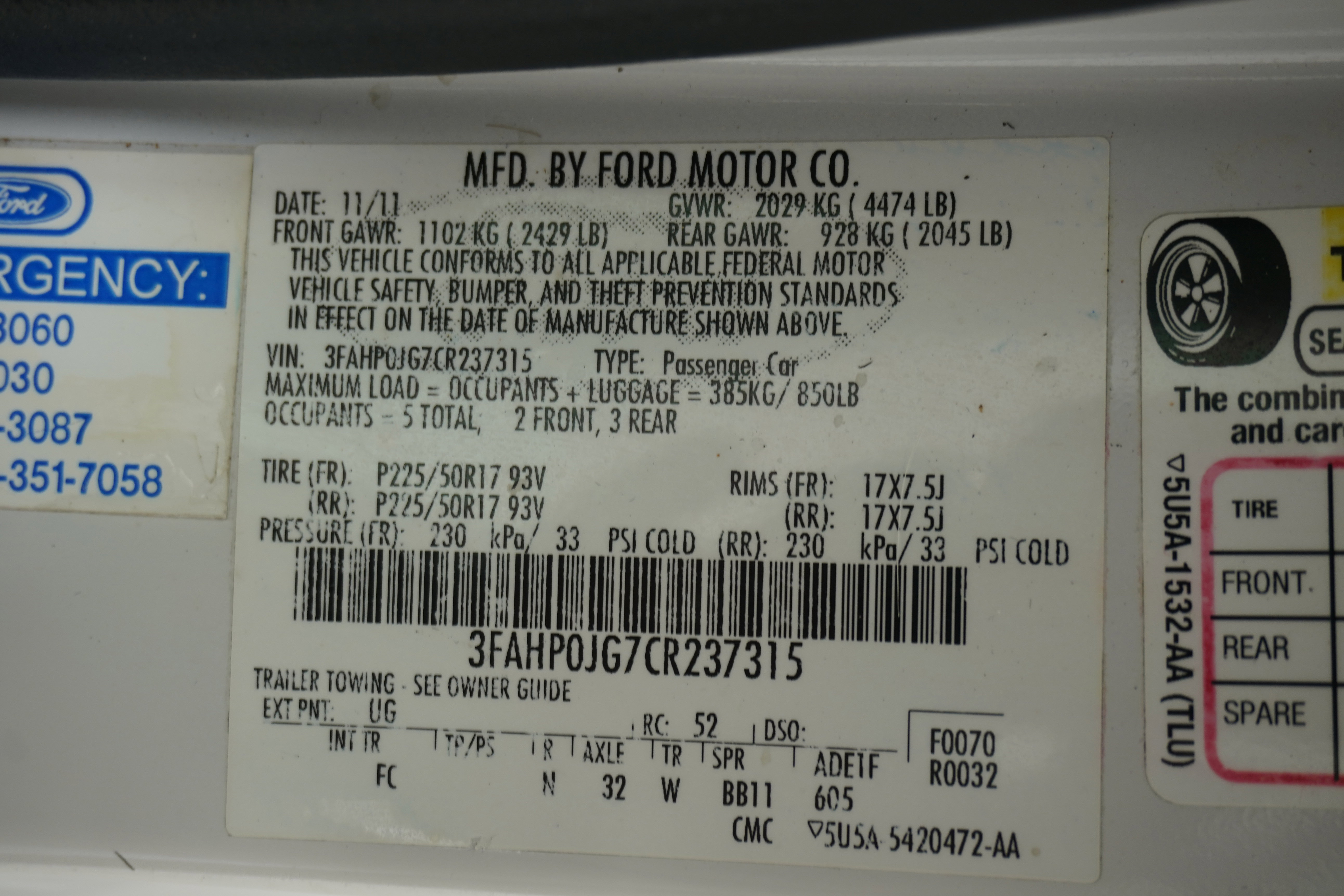 Used 2012 Ford Fusion SEL FWD image 31