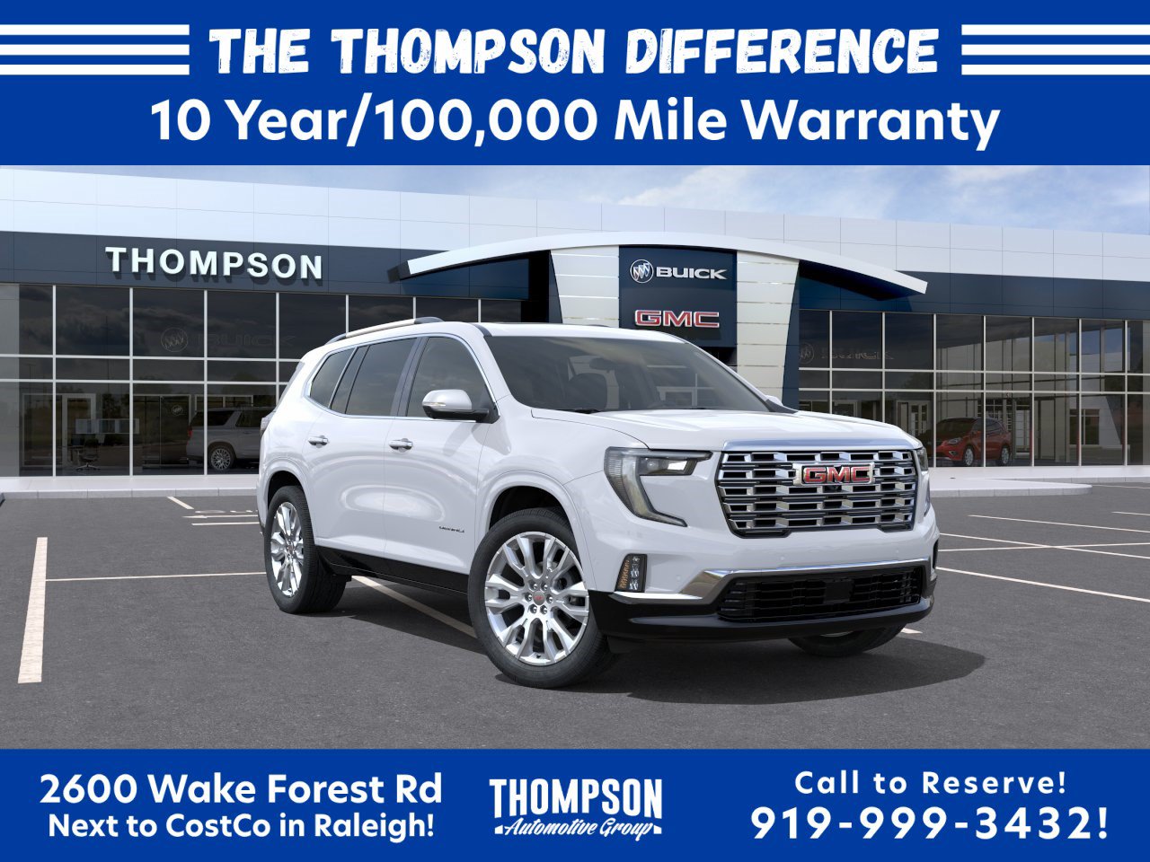 New 2026 GMC Acadia Denali w/ Super Cruise Package