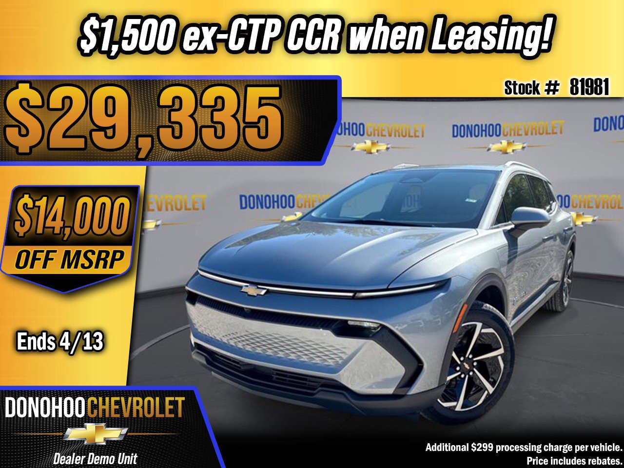 New 2026 Chevrolet Equinox EV LT image 1