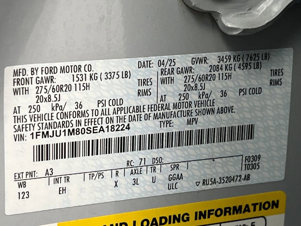 Used 2025 Ford Expedition Platinum AWD/4WD image 78