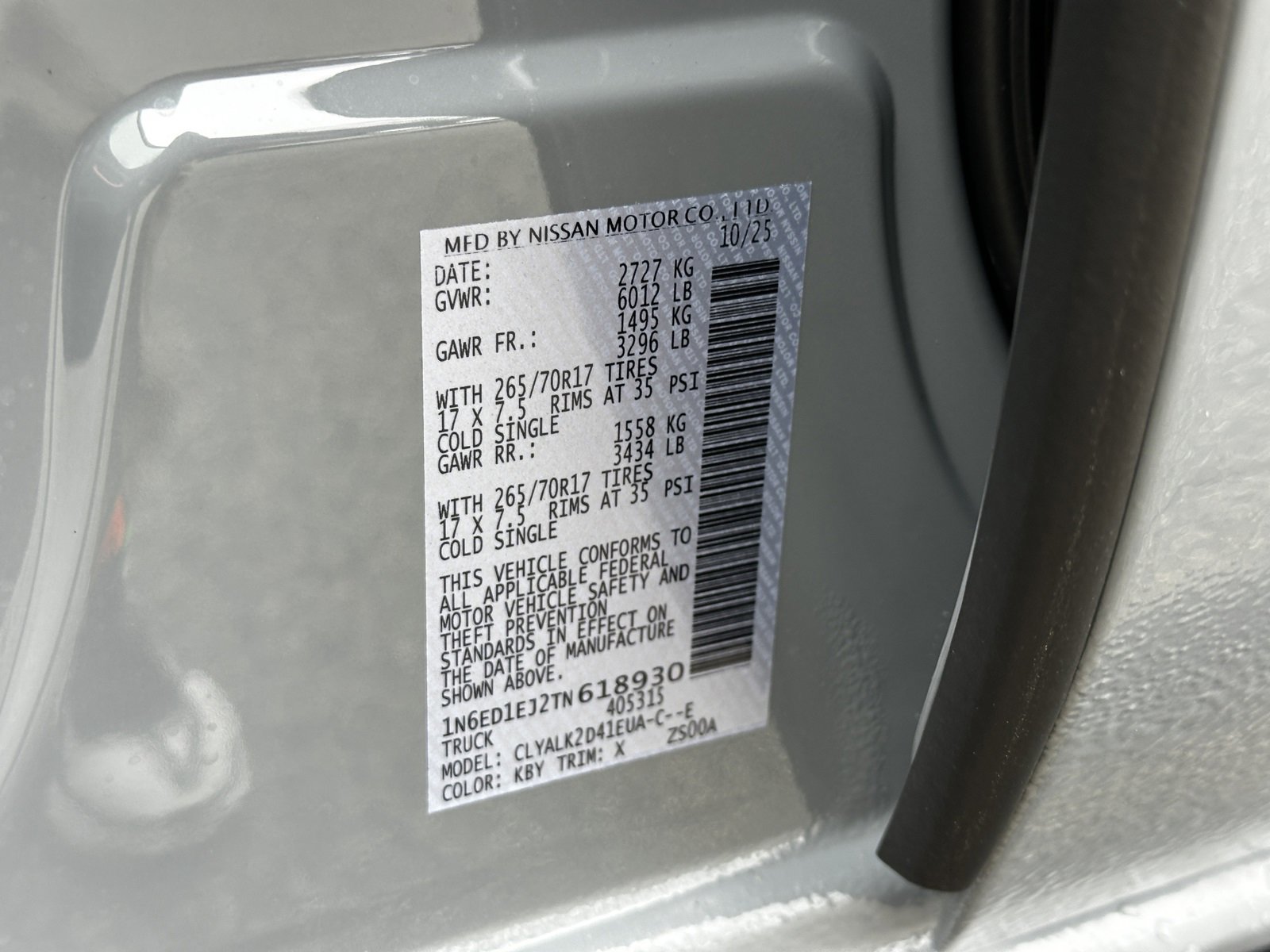 New 2026 Nissan Frontier Pro-X w/ Pro-X Convenience Package image 33